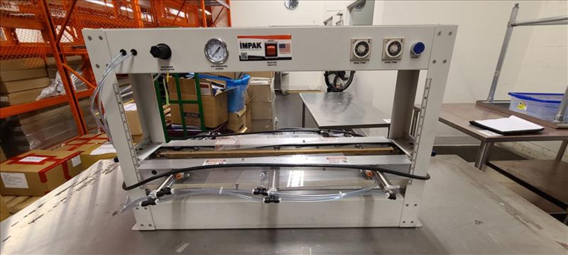 Impak Pneumatic Plastic Tube Sealer, model MSTSS760, s/n.102187.