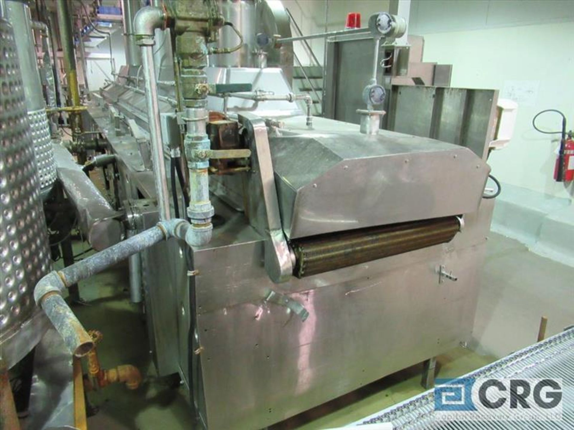 Stein FD-65S continuous hot oil fryer, converyorized thermal fluid immersion style, 5 1/2 ft. wide X - Image 3 of 7