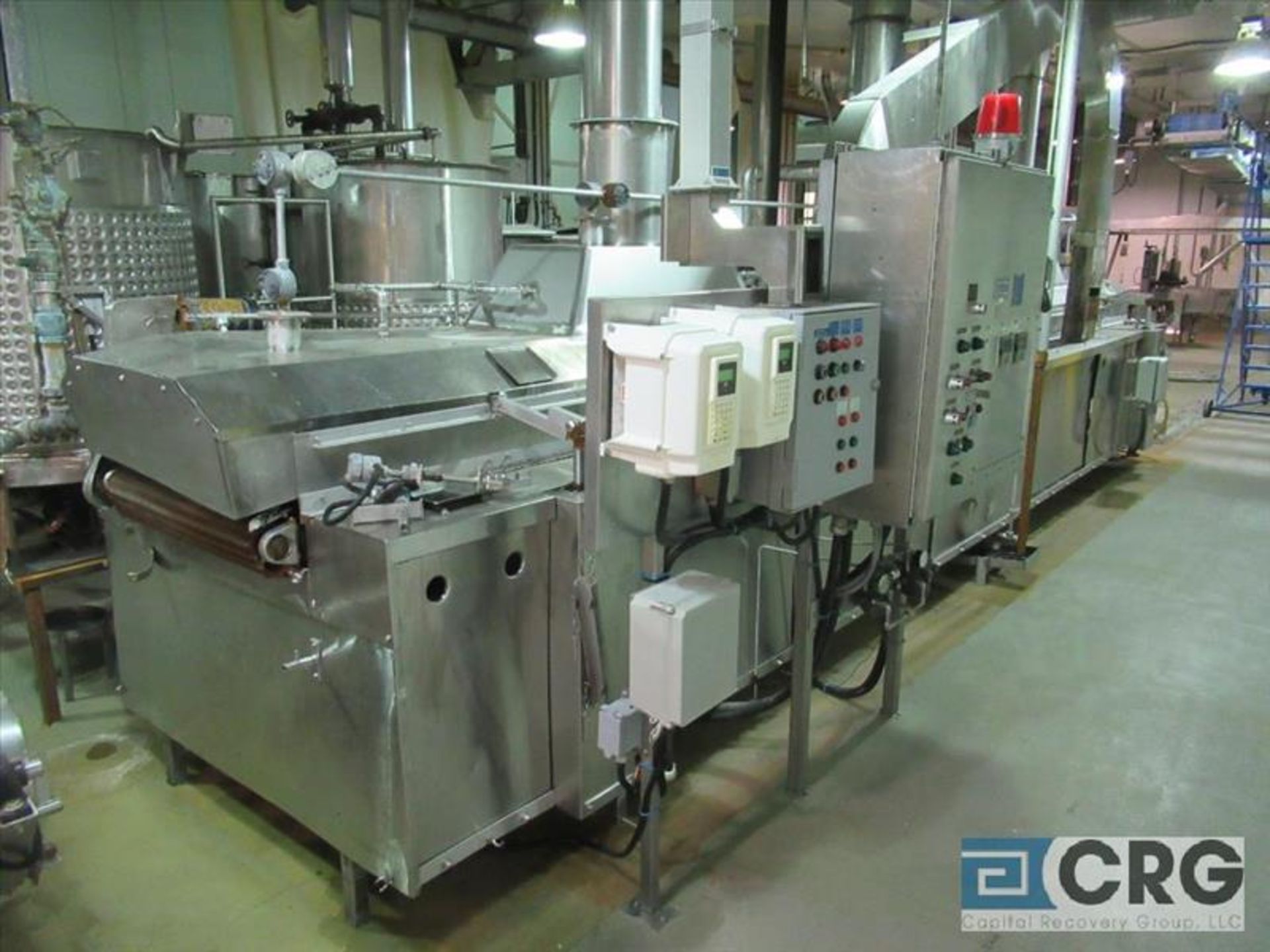 Stein FD-65S continuous hot oil fryer, converyorized thermal fluid immersion style, 5 1/2 ft. wide X - Image 2 of 7