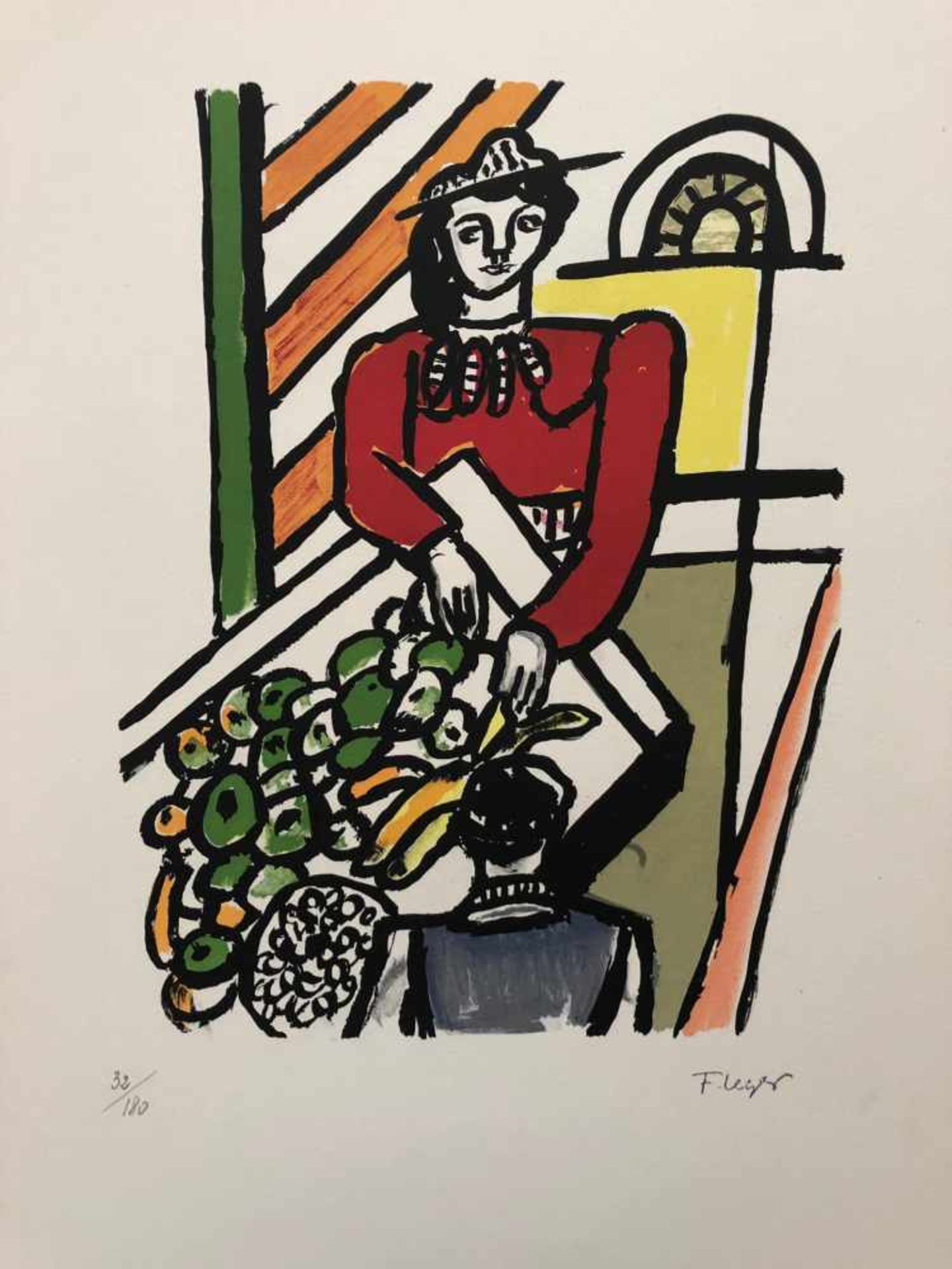 Fernand Léger - La marchande de quatre-saisons, 1959Fernand Léger - La marchande de quatre-