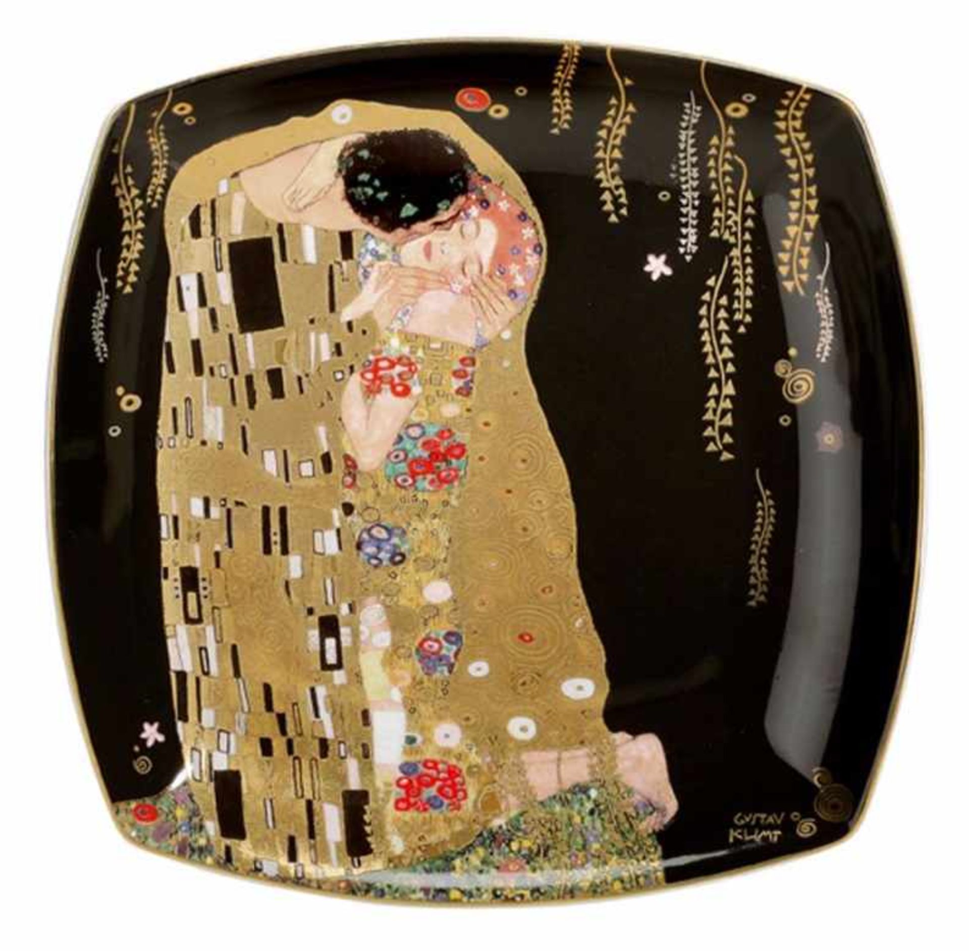 Gustav Klimt (d'après) - The Kiss PlateGustav Klimt (d'après) - The Kiss PlateAssiette en
