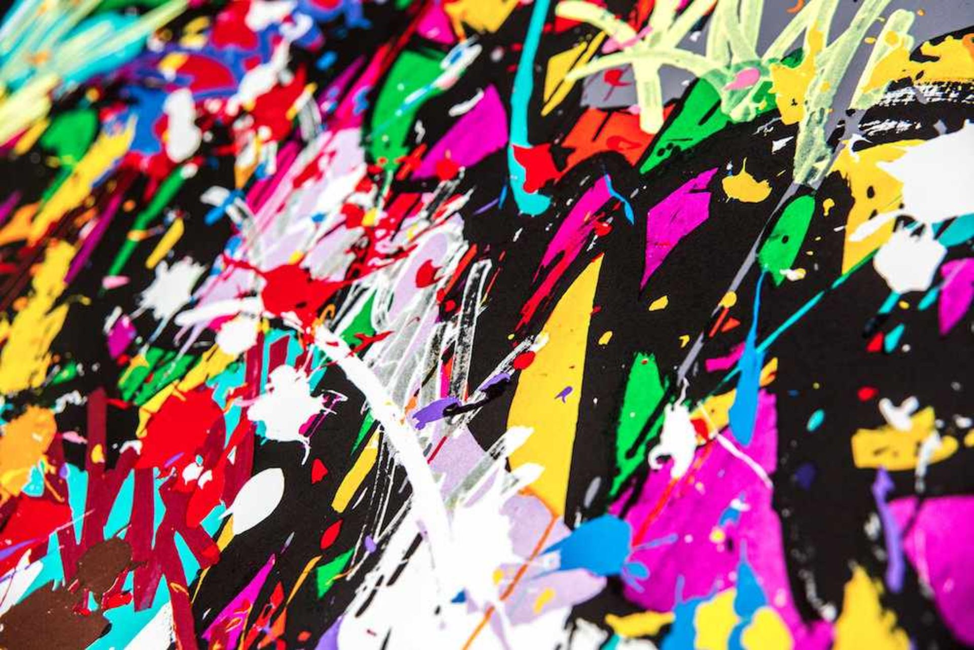 JonOne - The Fall, 2017JonOne - The Fall, 2017Lithographie originale en 27 couleurs sur papier BFK - Bild 2 aus 3