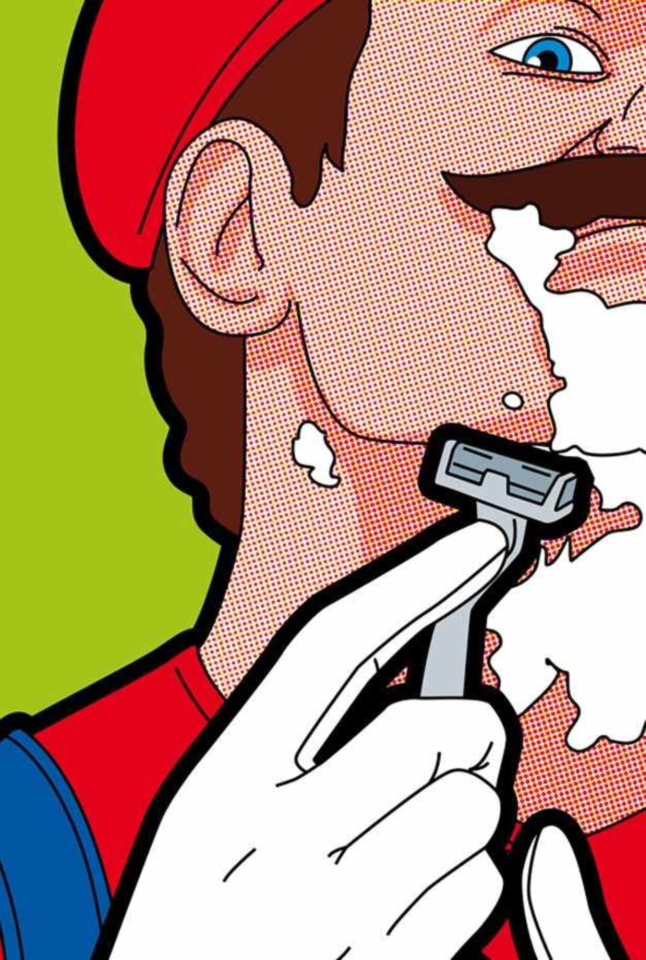 Léon (Greg Guillemin) - Mario HairLéon (Greg Guillemin) - Mario HairAffiche originale sur papierSans