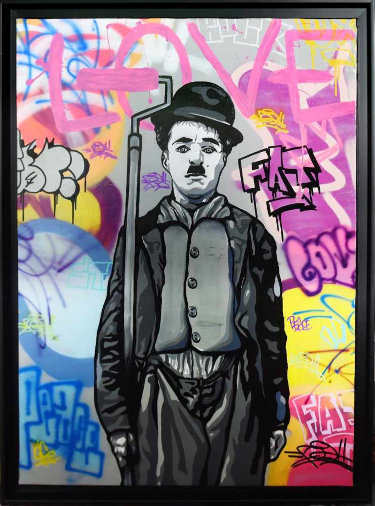 Fat - Charlie Chaplin IFat - Charlie Chaplin IGiclée originale sur papier satin 250 gm2Signée et