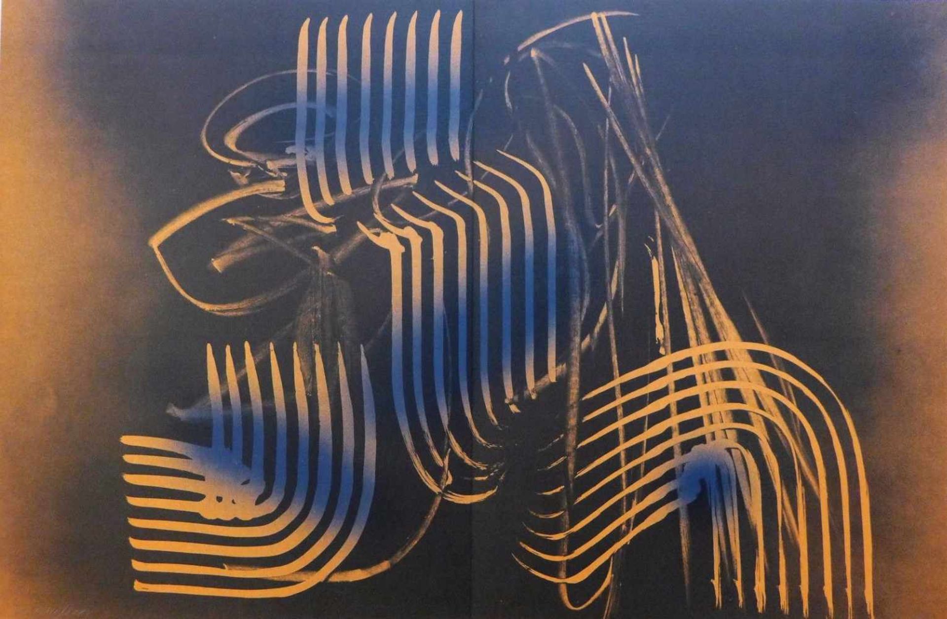 Hans Hartung - Farandole 7, 1971Hans Hartung - Farandole 7, 1971Lithographie originale sur papier