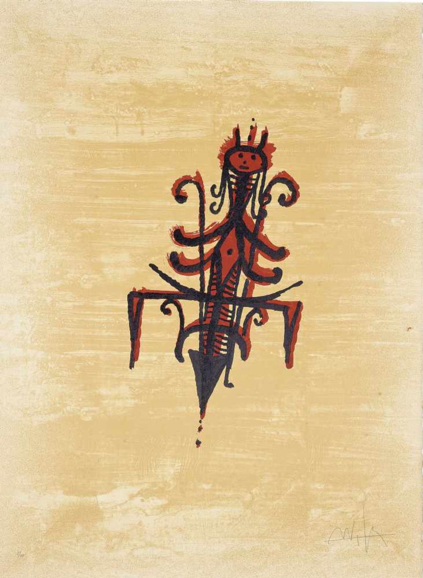 Wifredo Lam - El último viaje del buque fantasma 7, 1976Wifredo Lam - El último viaje del buque