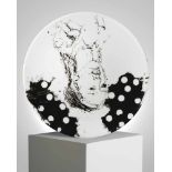 Georg Baselitz - ClaraGeorg Baselitz - Clara Limoges porcelain plate 21 cm diameter Plate signed