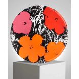 Andy Warhol (after) - "Flowers" Porcelain PlateAssiette Andy Warhol en porcelaine de LimogesBasée