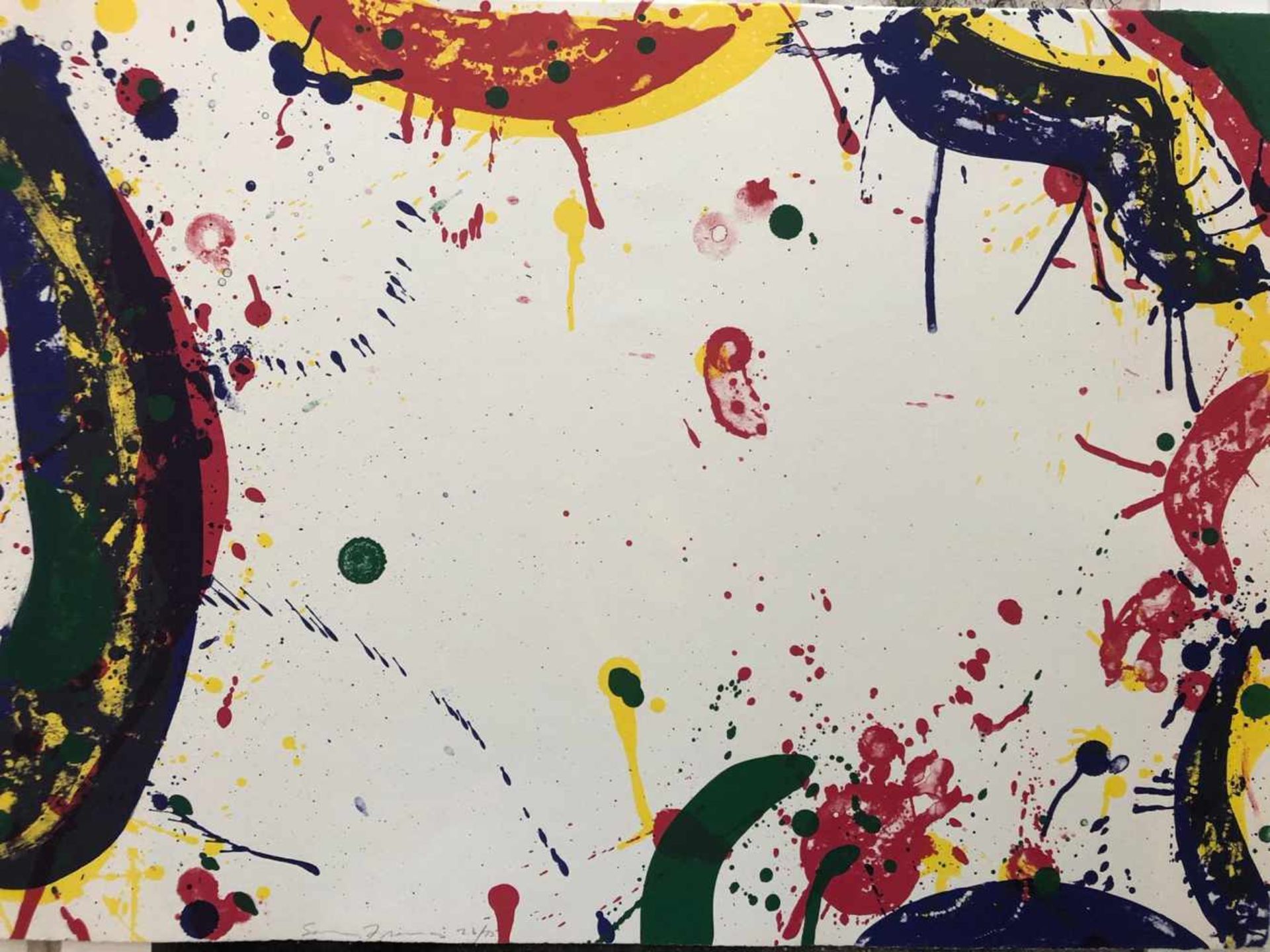 Sam Francis - Colors in Space, 1970Lithographie originale sur papierSignée au crayon et numérotée 26