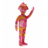 Andy Warhol - Pink Camo EditionArt Toy en vinyle, 2019Fabriqué au JaponHauteur : 23 cmVinyl Art Toy,