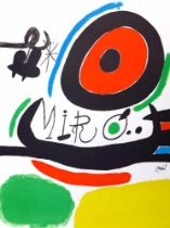Joan Miro - Tres llibres, 1970Lithographie originale sur papier GuarroSignée dans la planche, non