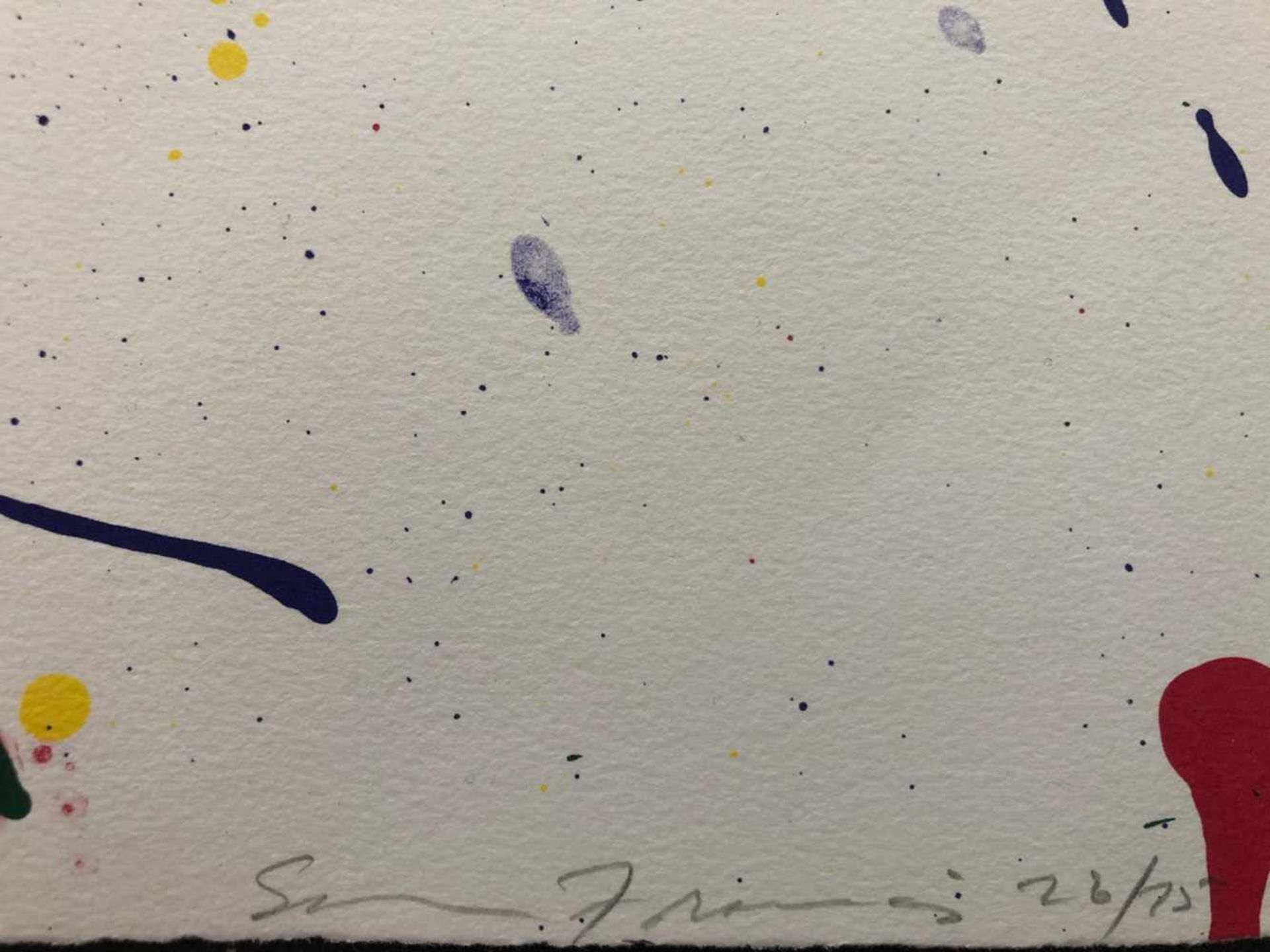 Sam Francis - Colors in Space, 1970Lithographie originale sur papierSignée au crayon et numérotée 26 - Bild 2 aus 2