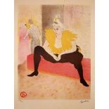 Henri De Toulouse-Lautrec (d'après) - Elles, La Clownesse assise, 1982Lithographie en couleurs sur