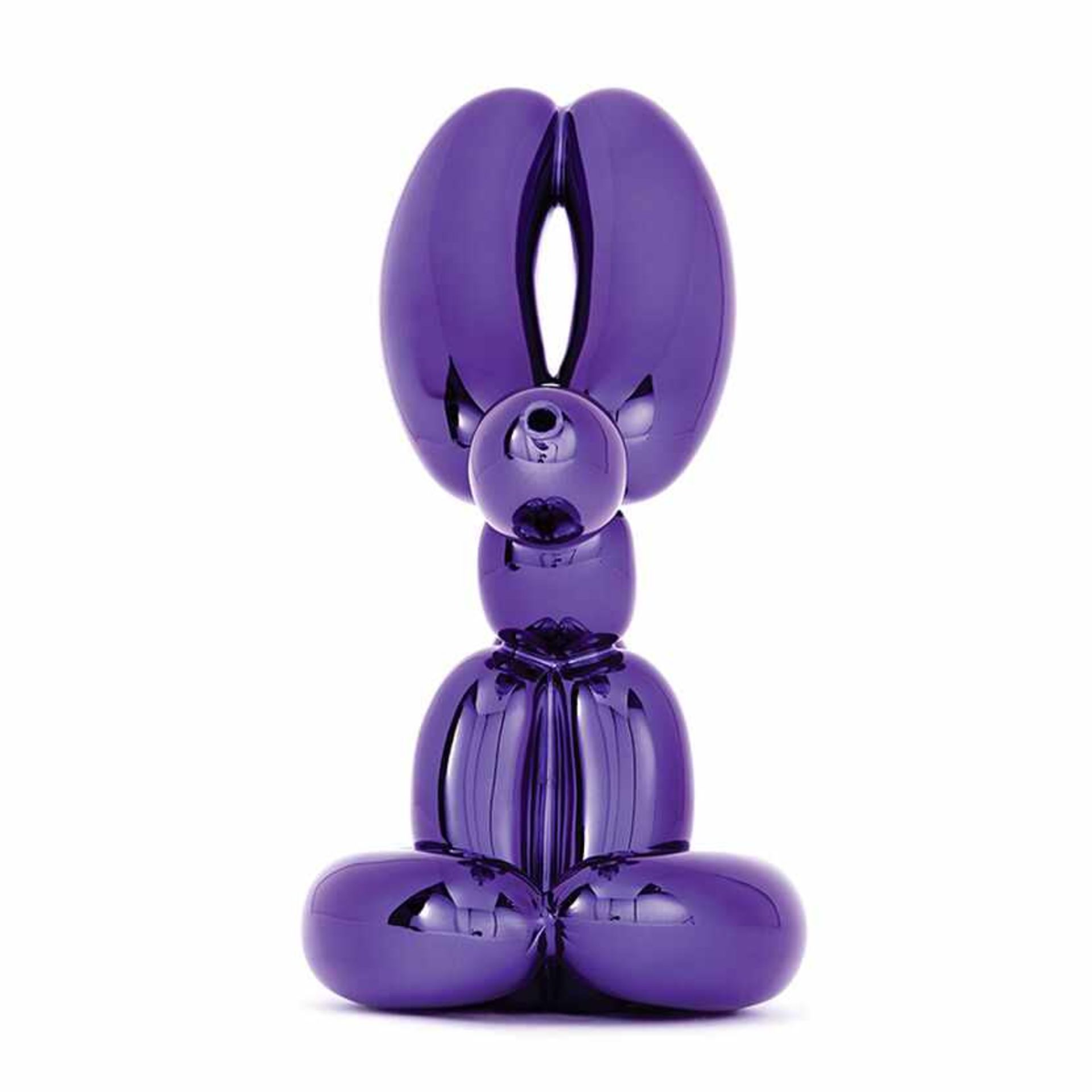 Jeff Koons - Balloon Rabbit (Violet), 2019Sculpture en porcelaine avec revêtement chromatiqueEdition - Bild 2 aus 2