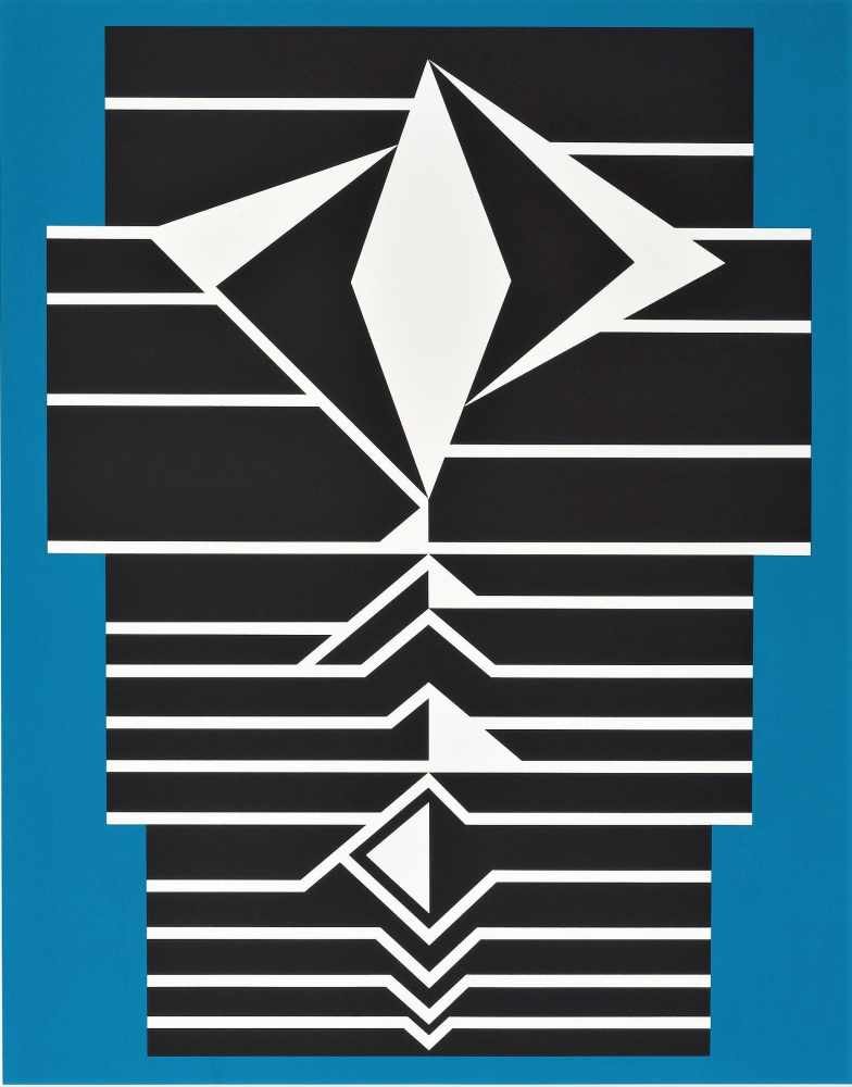 Victor Vasarely - Les annees cinquante 5Sérigraphie originale sur papierSignée au crayon et