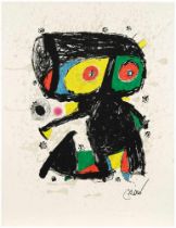 Joan Miro - 15 ans Poligrafa, 1980Lithographie originale sur papier GuarroSignée dans la planche,