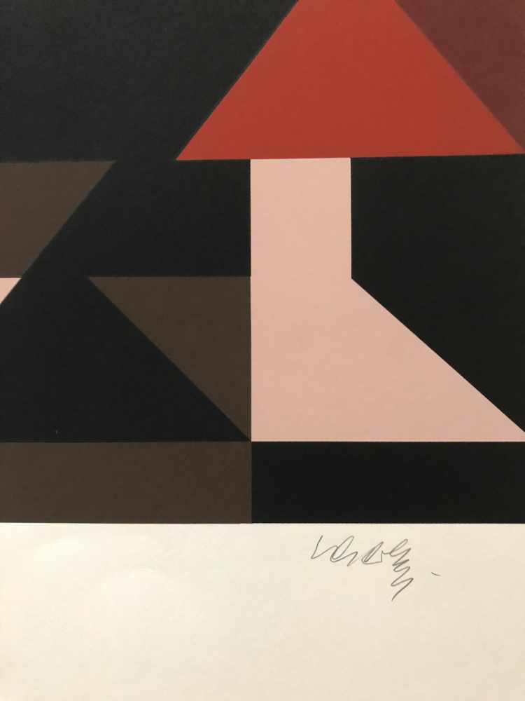 Victor Vasarely - Les années cinquante 2Sérigraphie originale sur papierSignée au crayon et - Image 3 of 3