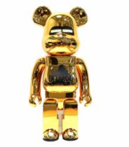 Bearbrick - XLarge & Hajime Sorayama Gold 1000%Art Toy en vinyle, 2020Fabriqué au JaponHauteur :