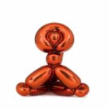 Jeff Koons - Balloon Monkey (Orange), 2019Sculpture en porcelaine avec revêtement chromatiqueEdition
