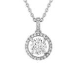 Pendentif - 0.70ct - GIA G/VS