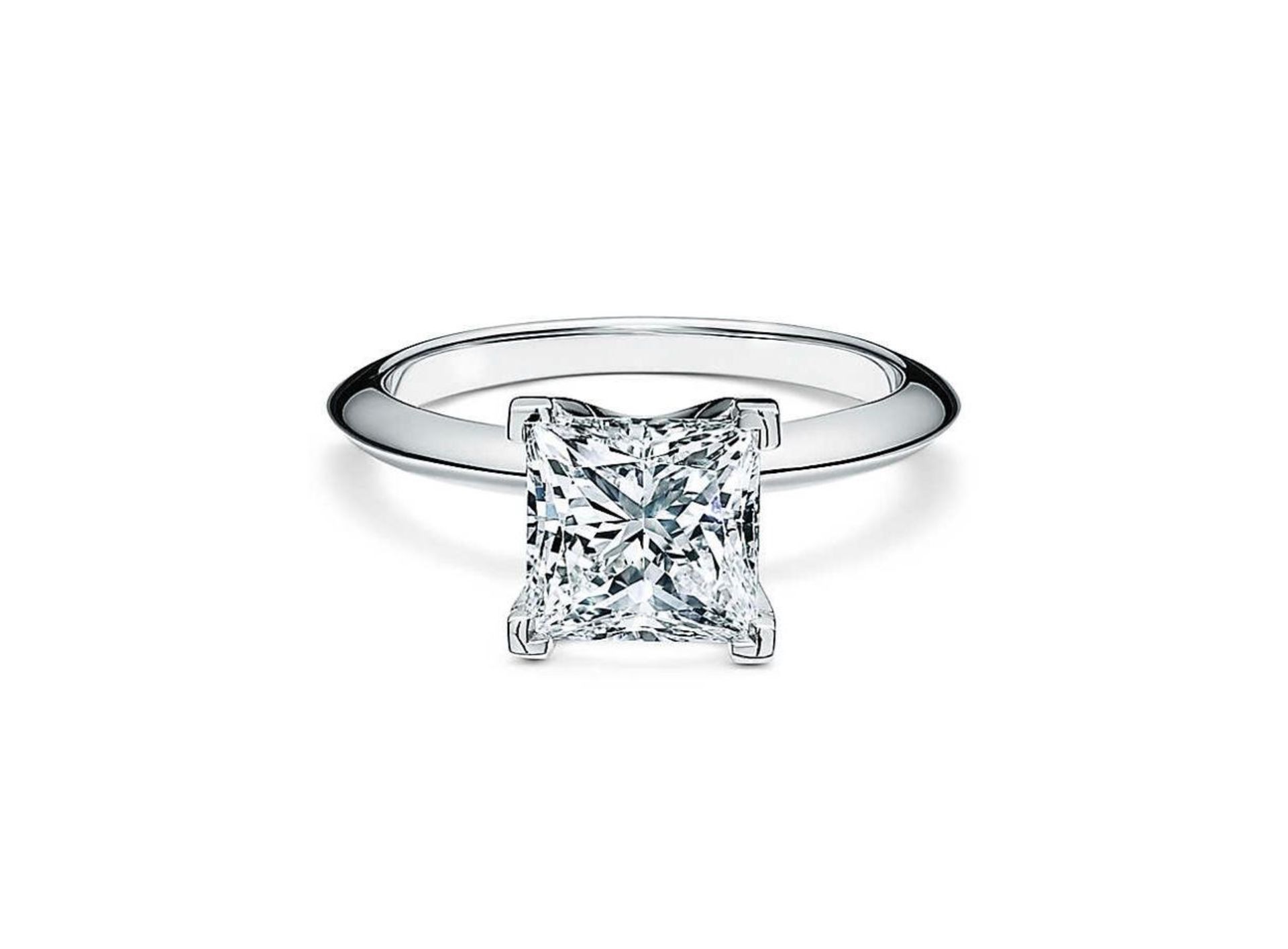 Bague Solitaire - Or Blanc - 1.50ct - G VS