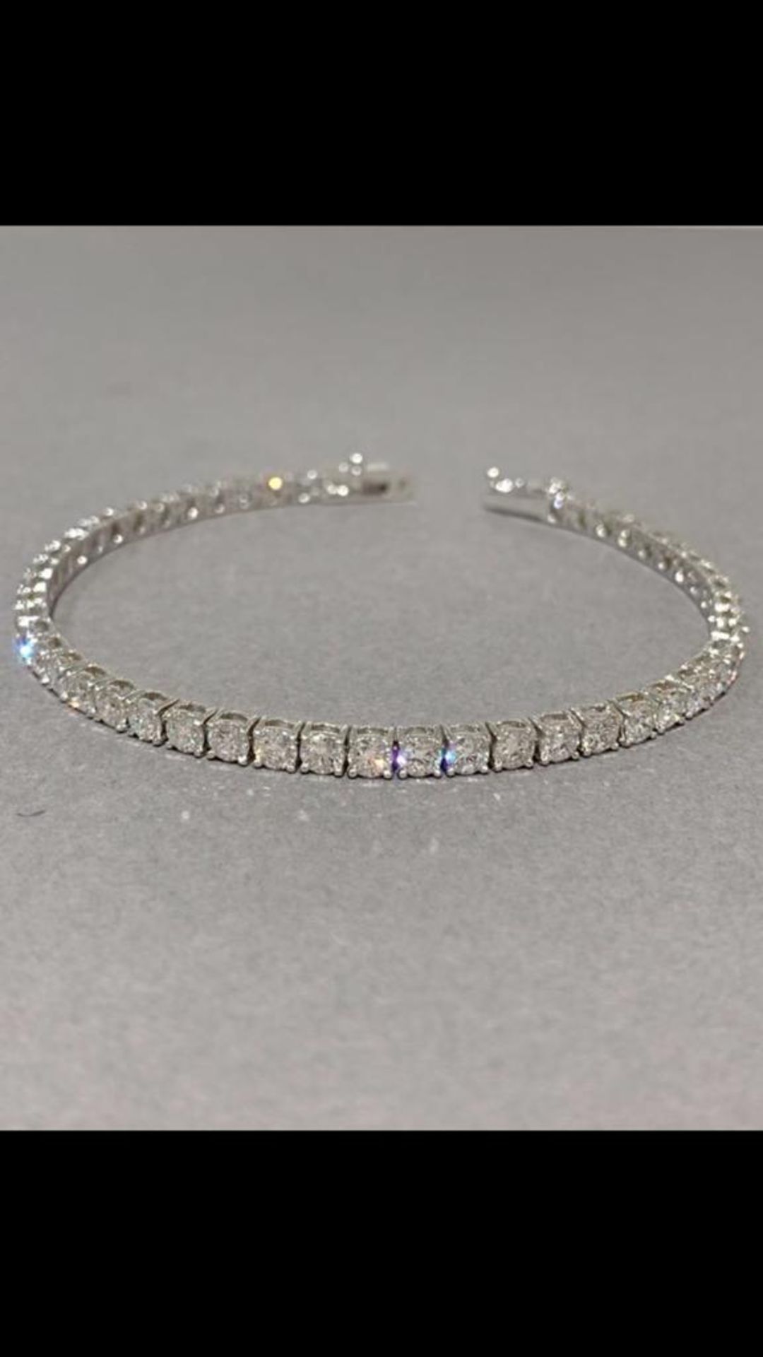 Bracelet Tennis - 6.10ct - F-WS