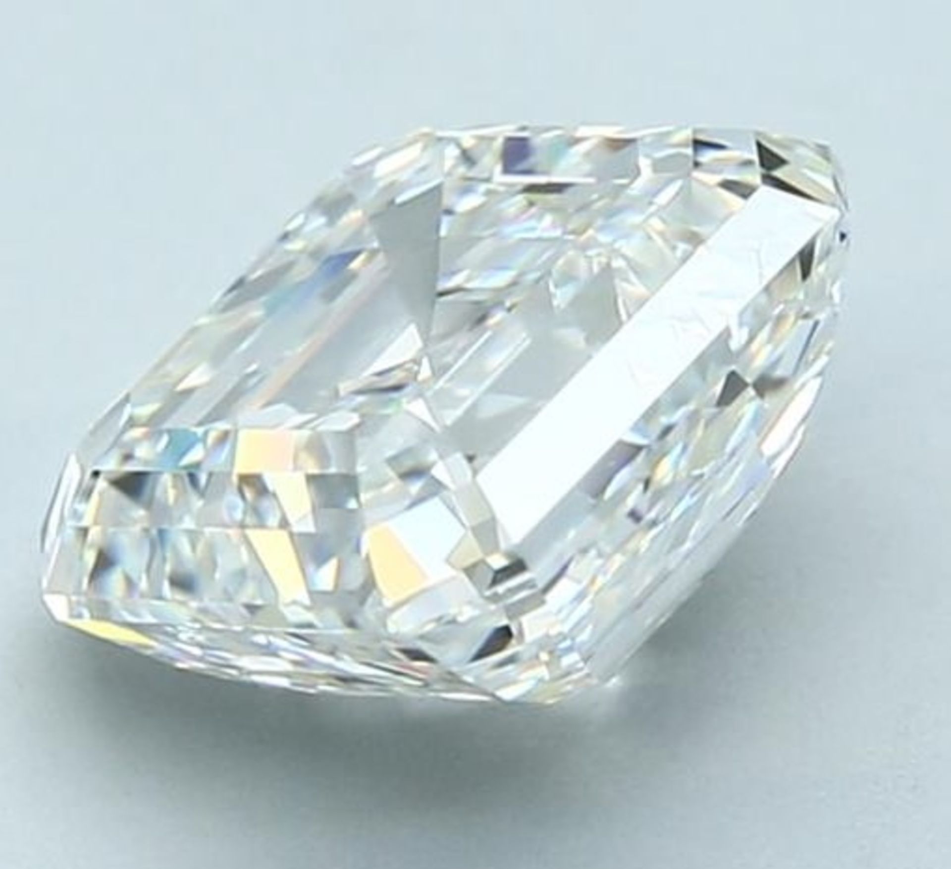 Diamant (Emerald Square) - 3.30ct - GIA - G WS1 - Bild 3 aus 4