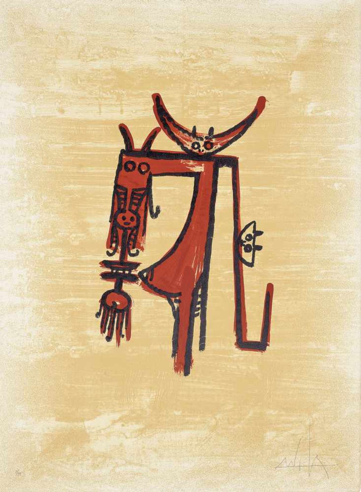 Wifredo Lam - El último viaje del buque fantasma 1, 1976