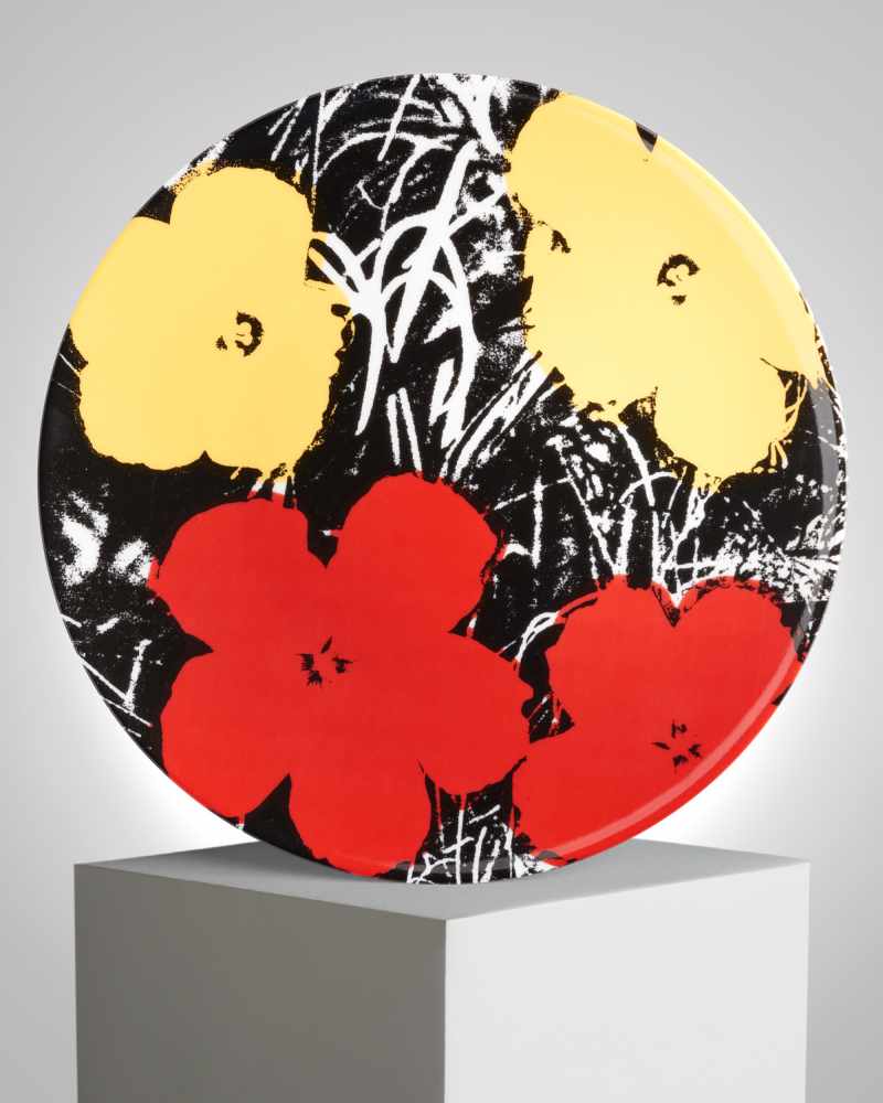 Andy Warhol (after) - "Flowers" Porcelain Plate