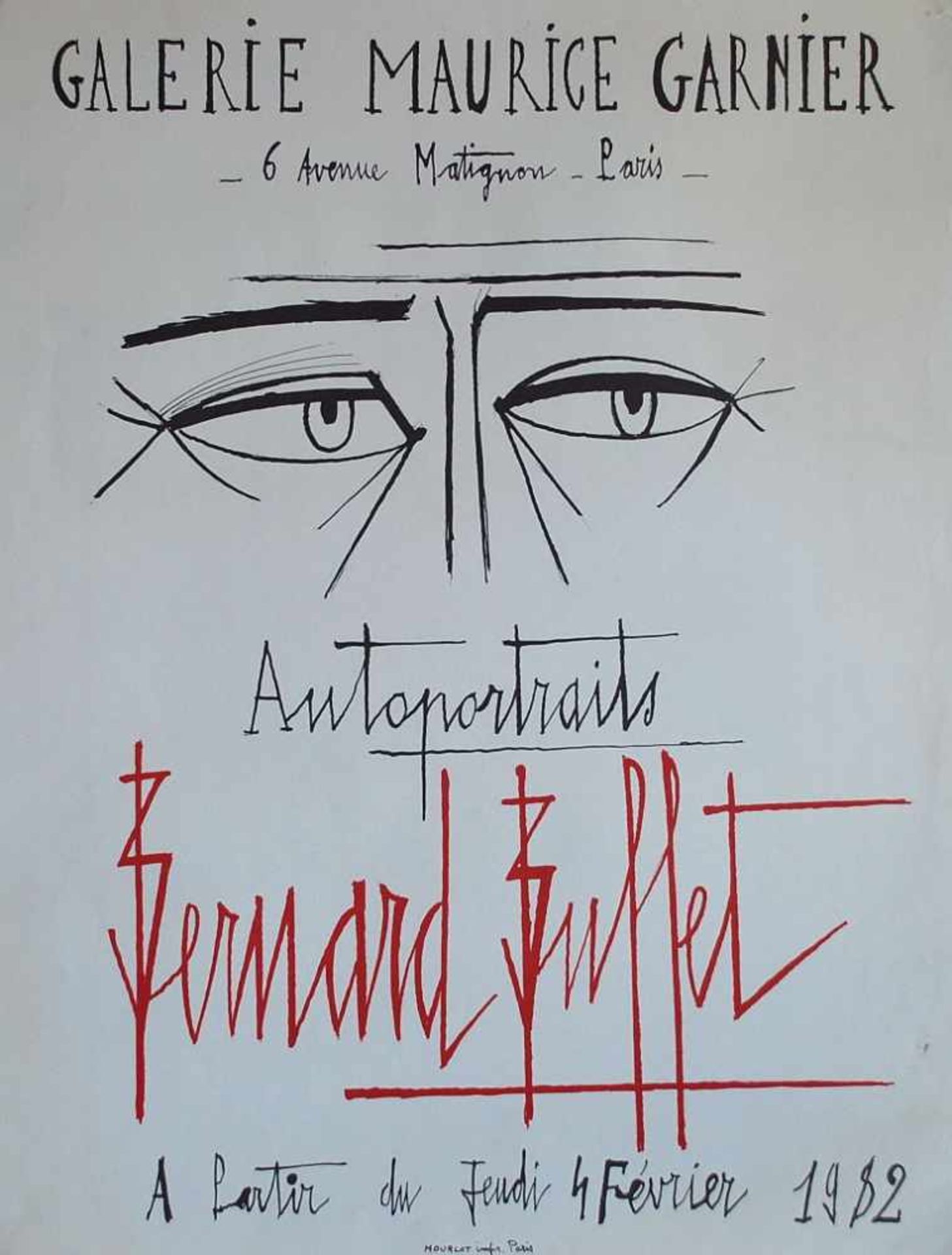 Bernard Buffet - Autoportrait, 1982
