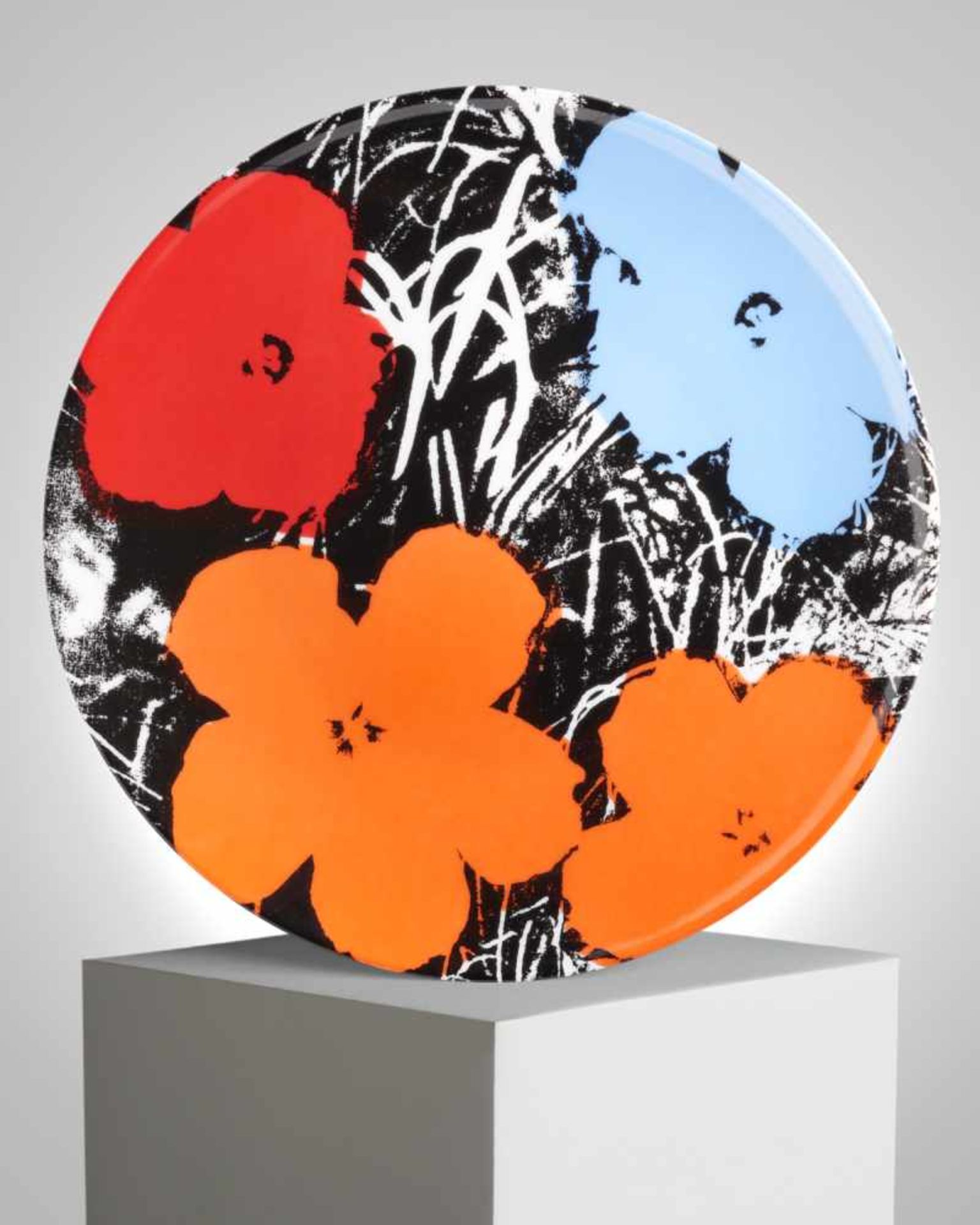 Andy Warhol (after) - "Flowers" Porcelain Plates