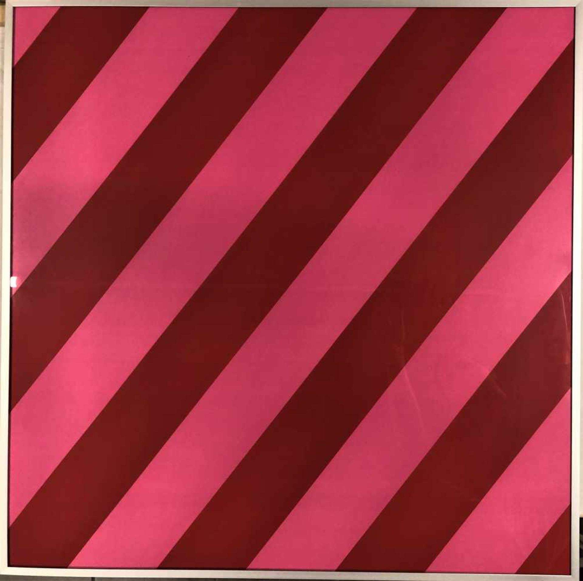 Olivier Mosset - Composition Red / Pink, 2003