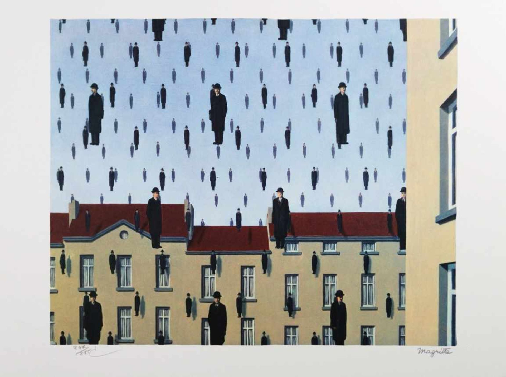 René Magritte - Golconde MM (Golconda)