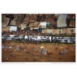 JR - Action in Kibera slum, Nairobi, Kenya