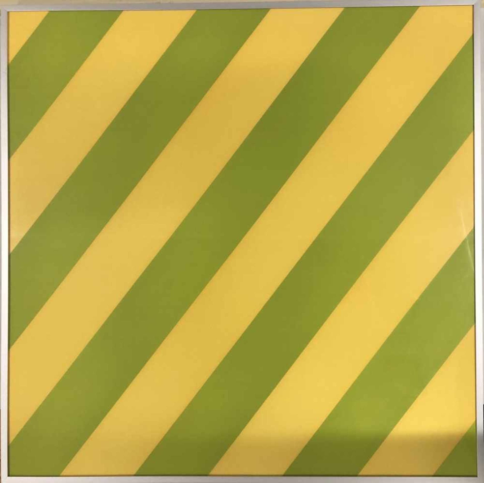 Olivier Mosset - Composition Yellow / Green, 2003