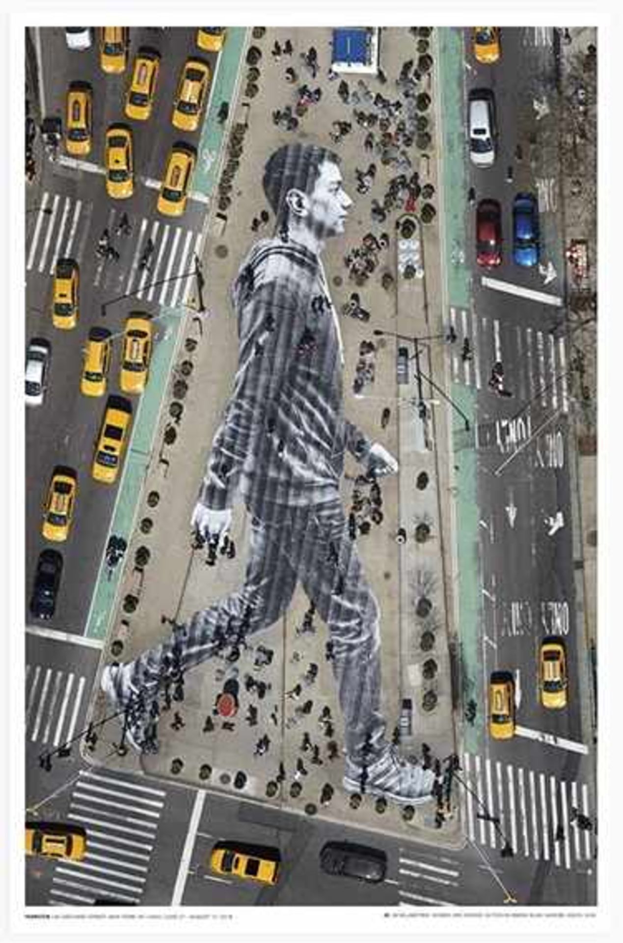 JR - Migrants, walking New York city