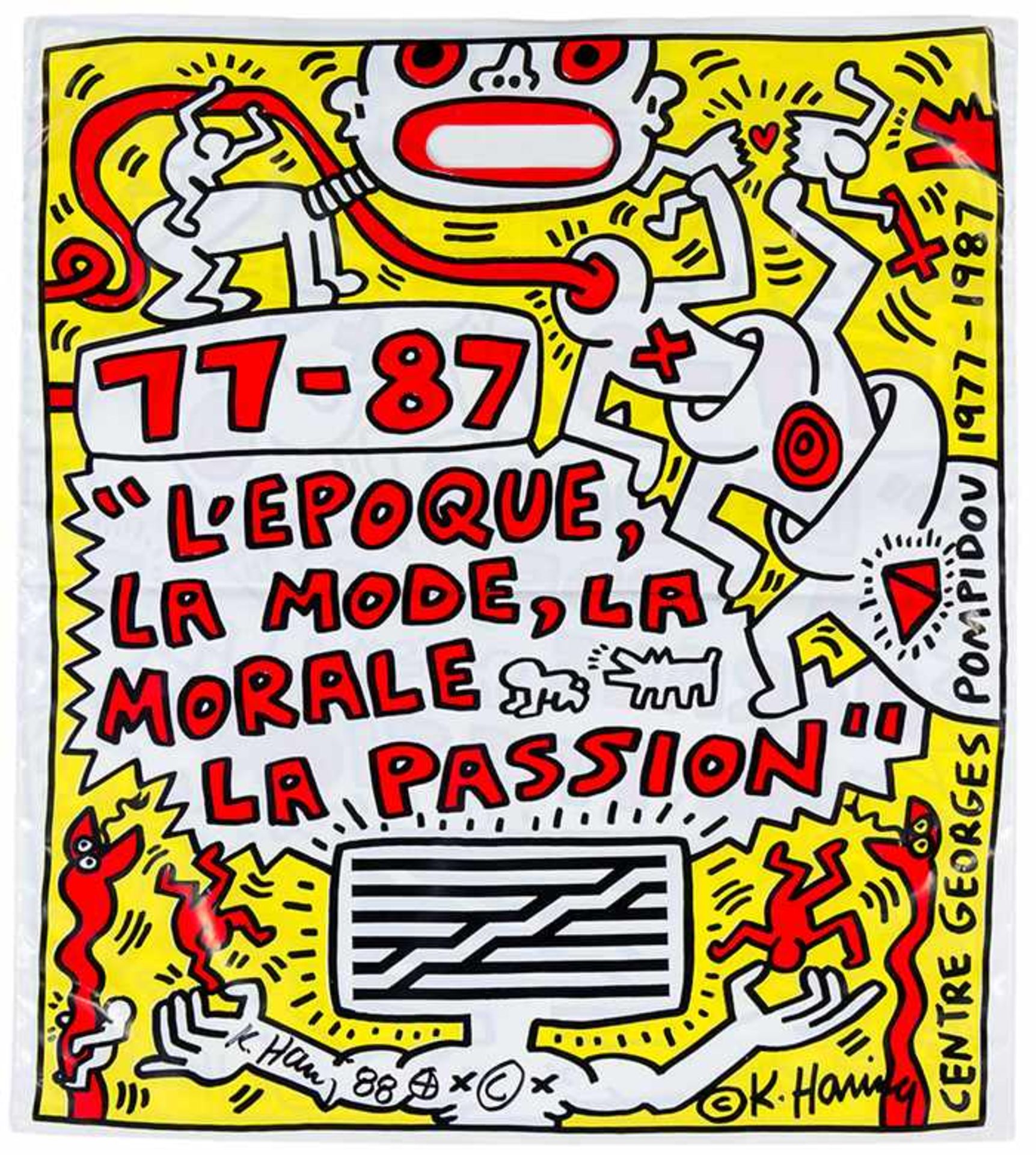 Keith Haring - L’Epoque, la Mode, la Morale, la Passion, 1987