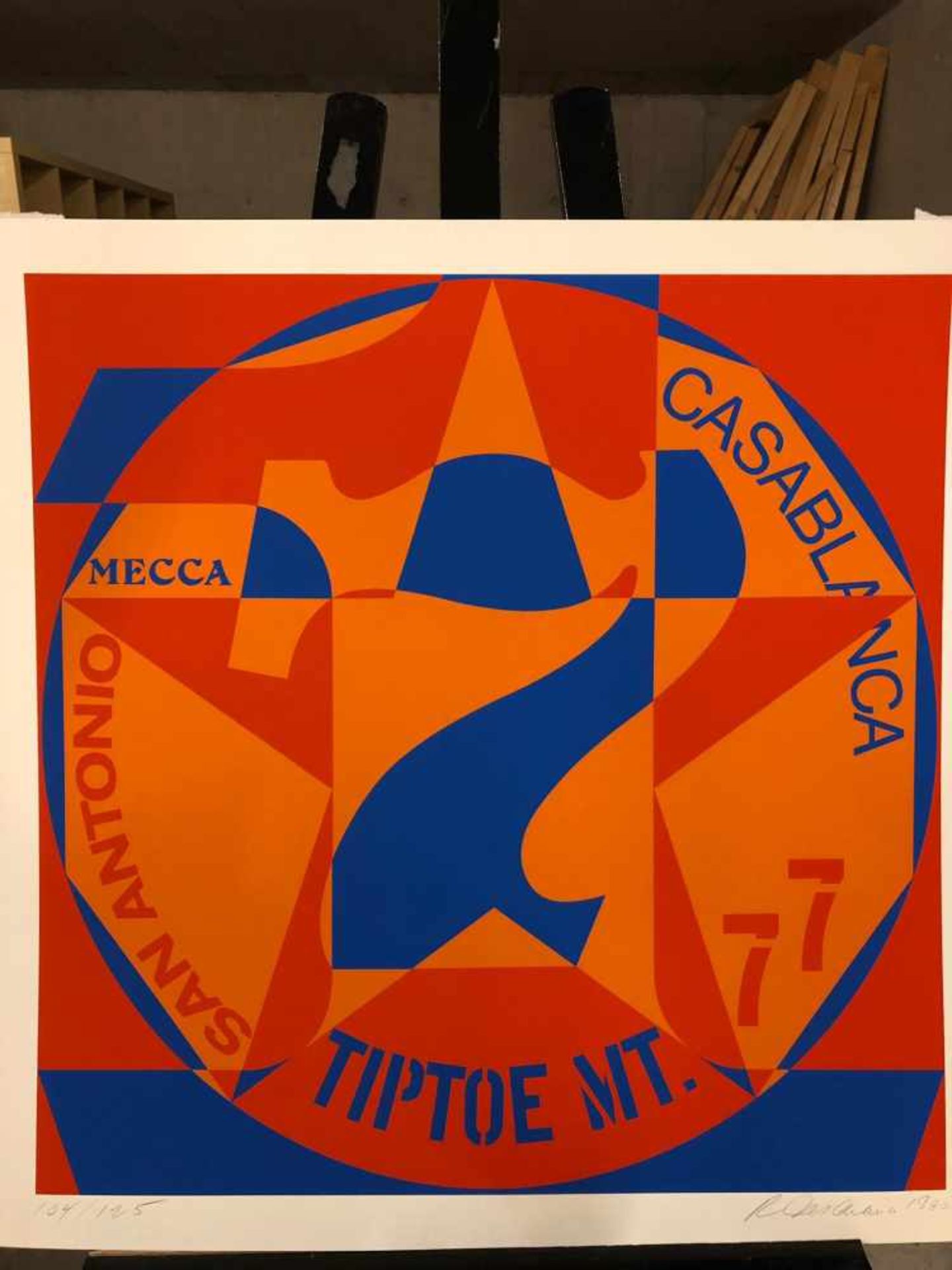 Robert Indiana - Tiptoe Mt., 1980 - Bild 5 aus 5