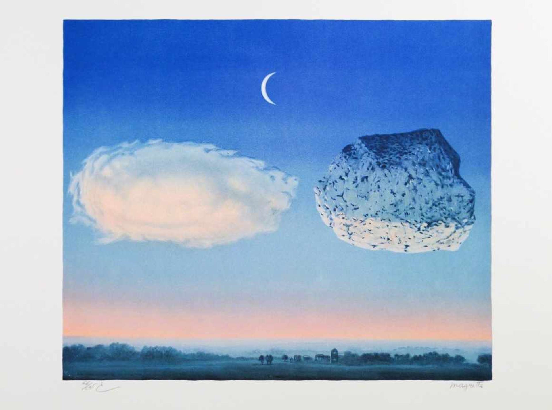 René Magritte - La Bataille de l'Argonne MM (The Battle of the Argonne)