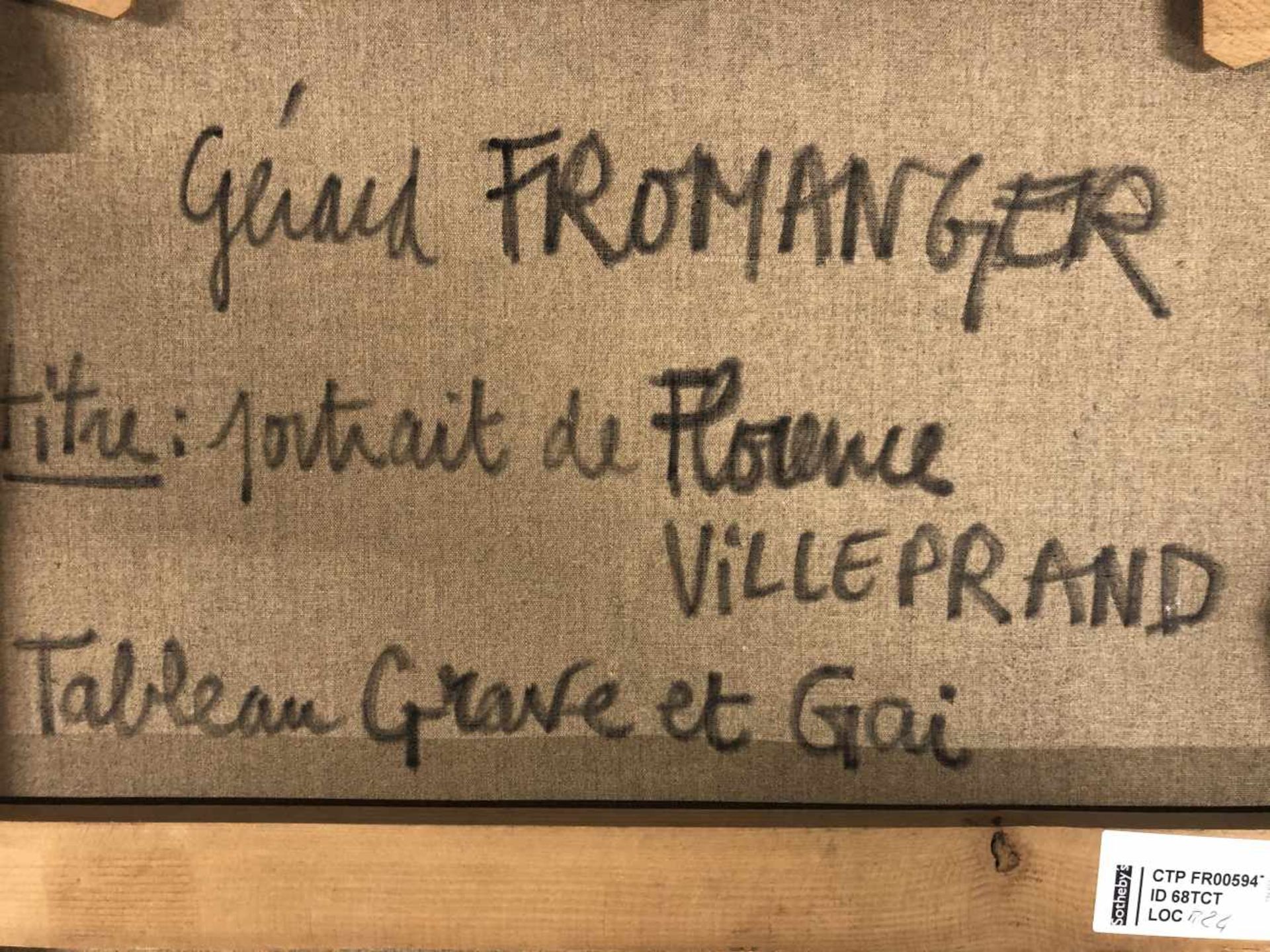 Gérard Fromanger - Portrait de Florence Villeprand, 1975 - Bild 2 aus 3