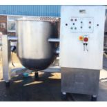 1 x Sia 800 litre all s/s tipping mixer with scrape surface mixing. Ideal for dough, powder etc.