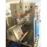 1 x Palmia ribbon mixer grinder. Approx. 600L capacity. 160 mm head. All s/s. Suitable for fresh and