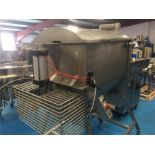 1 x All s/s Butcher Boy BM500 paddle mixer. 500L capacity. Forward and reverse mixing. Pneumatic