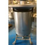 1 x FED all s/s portable batter mixer complete with Silverson style mixer. Lift out charge £75. CF#