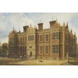 Joseph Nash (1808-1878) Crewe Hall, Cheshire watercolour heightened with gum arabic, 58.4 x 85.7 cm