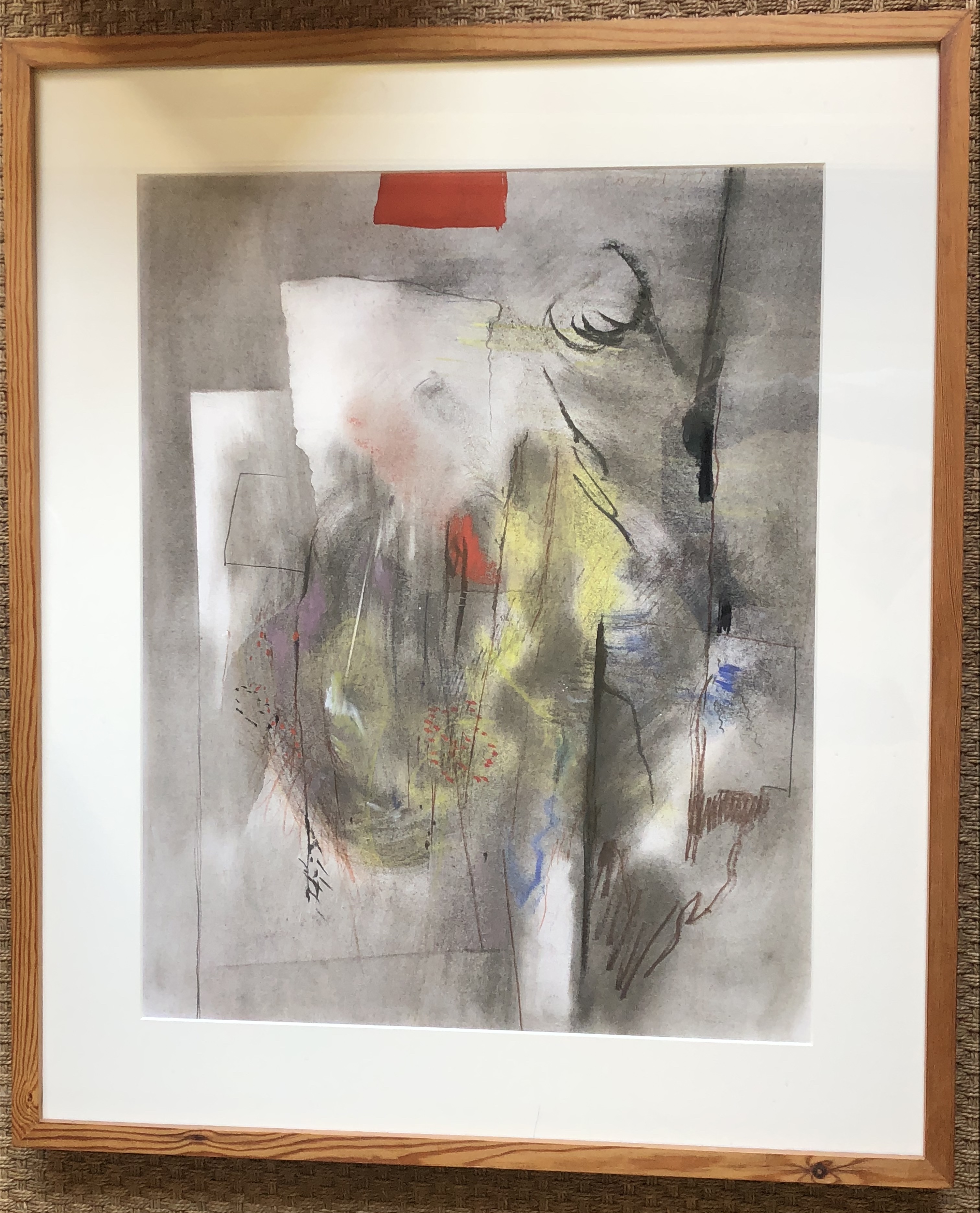 Caziel (1906-1988) Abstract Pencil, charcoal, gouache and pastel Signed, dated 87 and numbered - Image 2 of 3