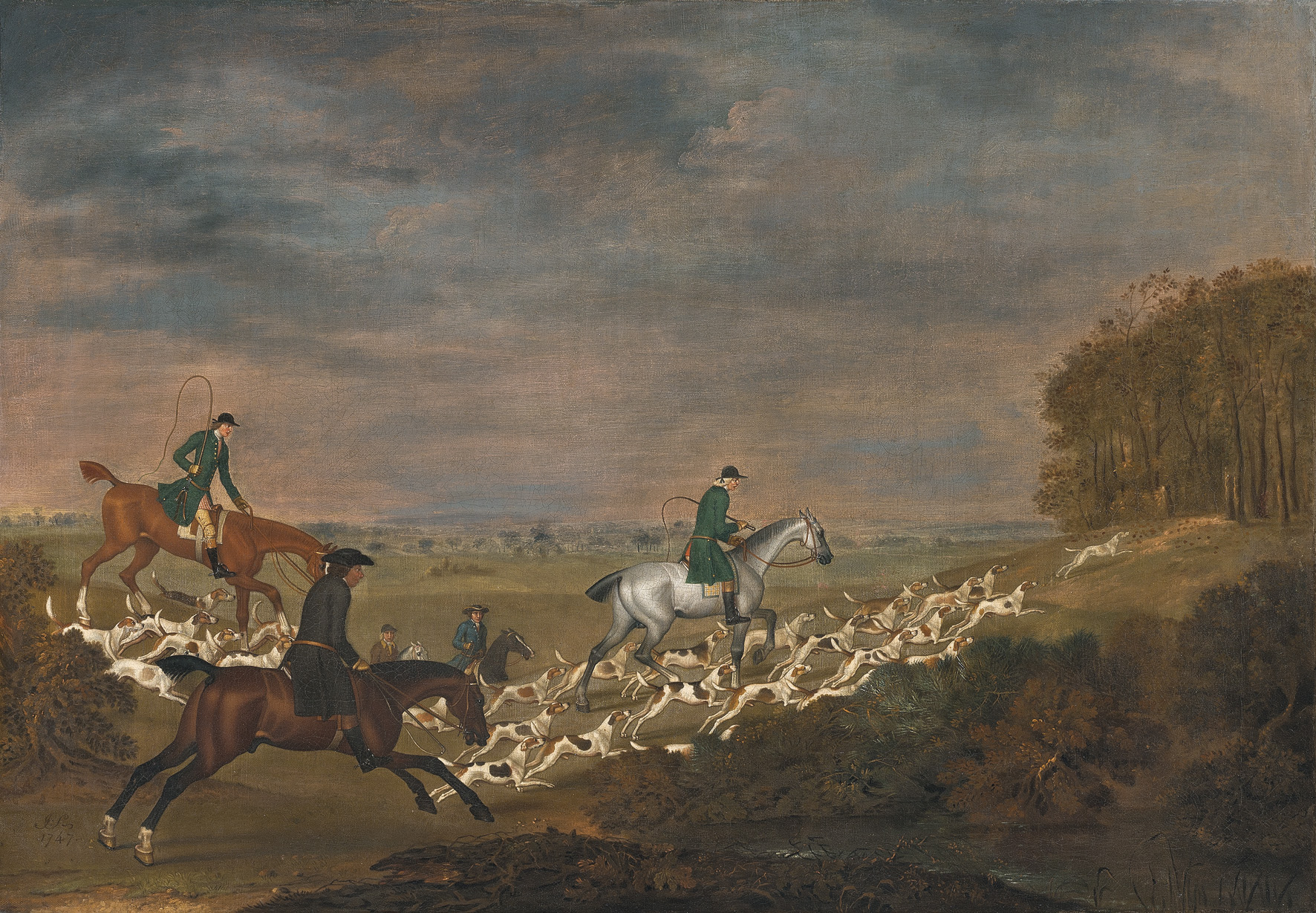 James Seymour (1702-1752) Sir William Jolliffe's hounds