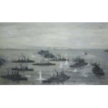 Norman Wilkinson, C.B.E., S.M.A., P.R.W.S., R.I. (1878-1971), Battle of the Yellow Sea, 10th