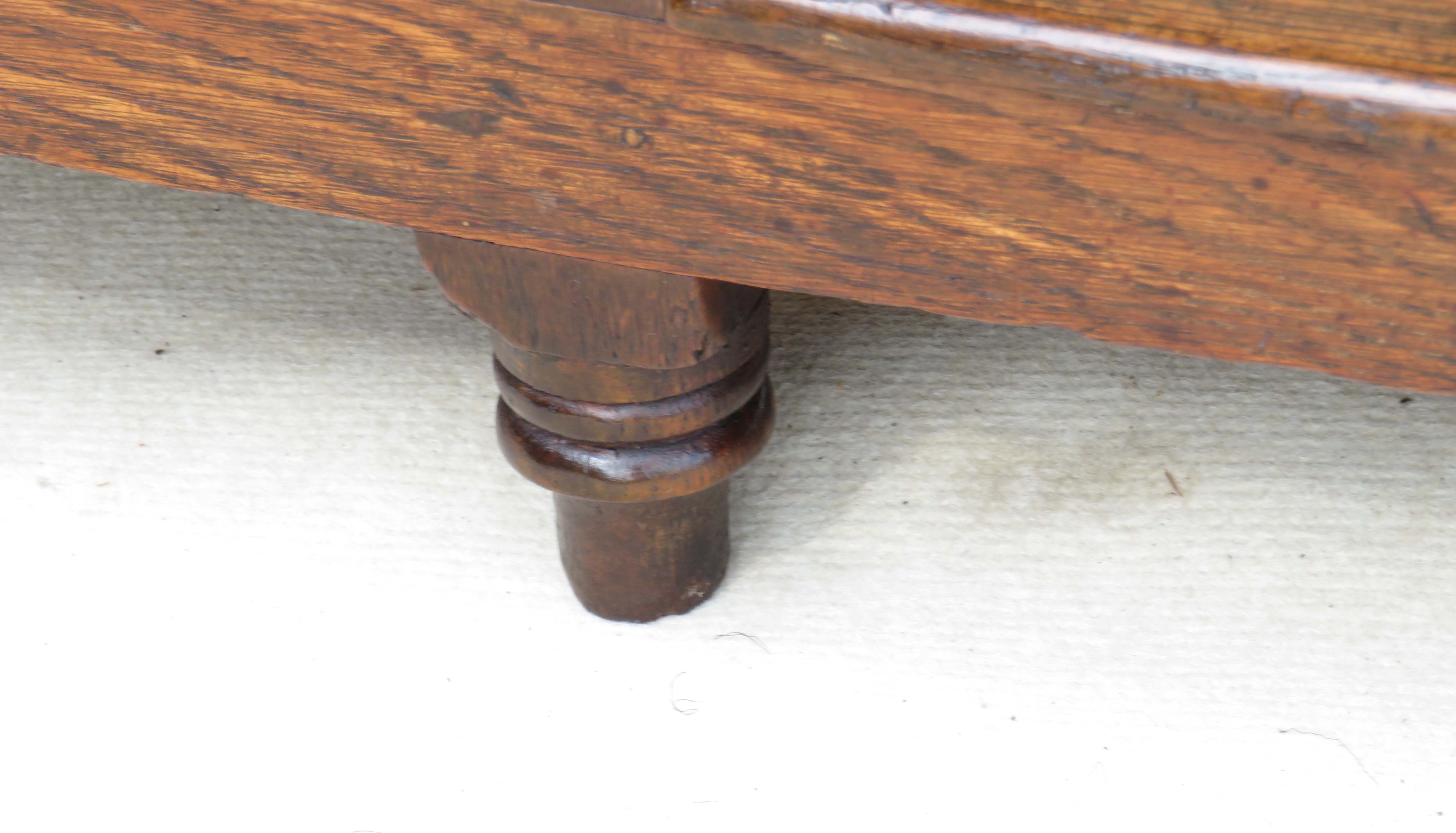 19th Century oak potboard dresser base in the 18th century style - Image 3 of 8