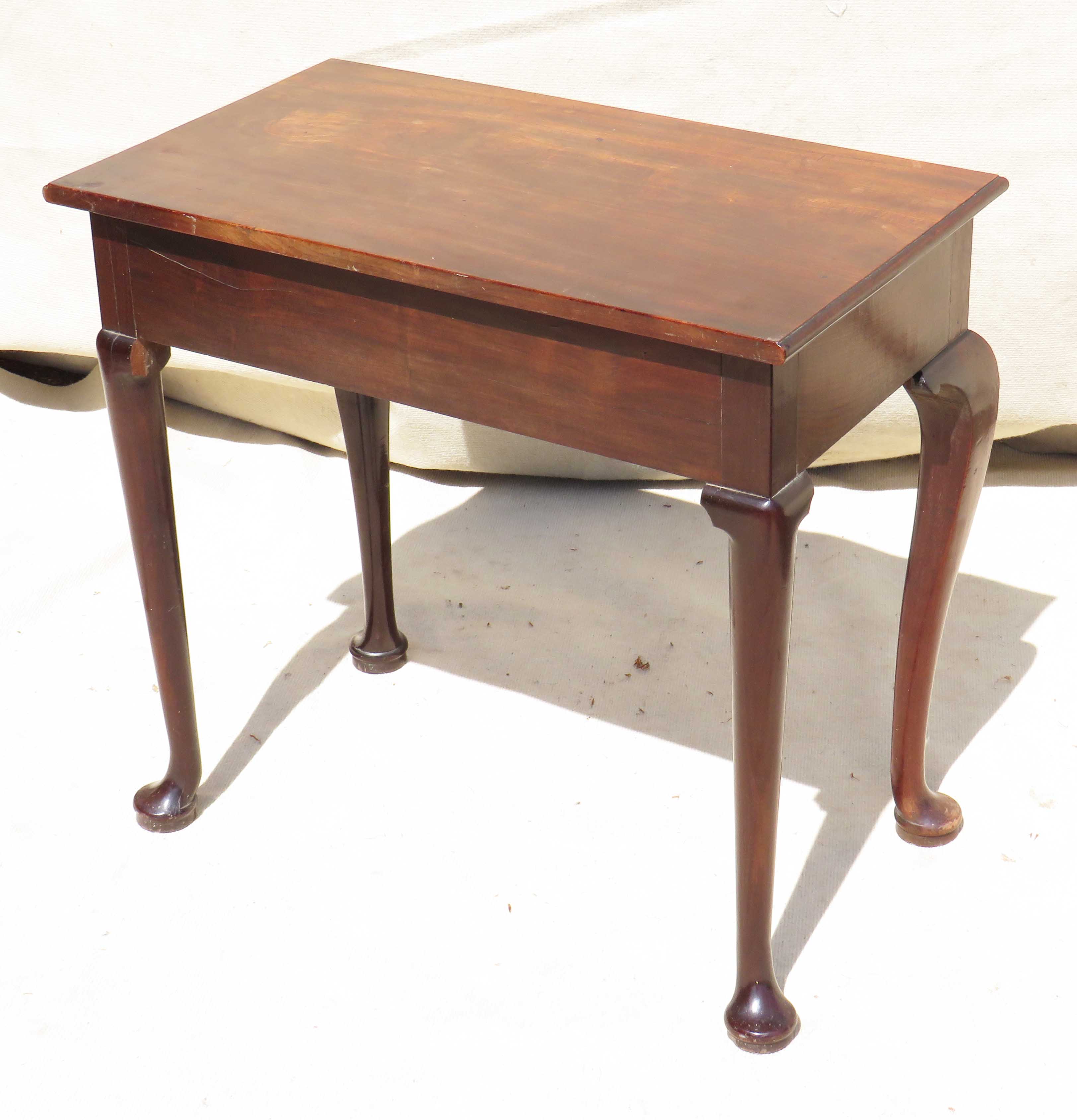 George II period 18th century mahogany side table - Image 4 of 5